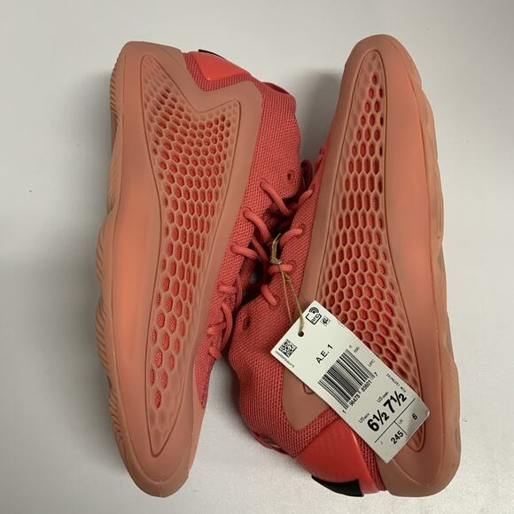 Adidas AE 1 Georgia Red Clay IF1863 Size 6.5 Anthony Edwards Basketball Shoes main image 6